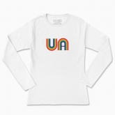 Women's long-sleeved t-shirt "UA GLBT rainbow"