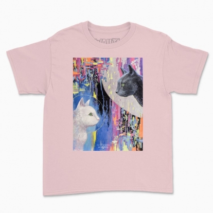 Children's t-shirt "Cats. Day and Night"