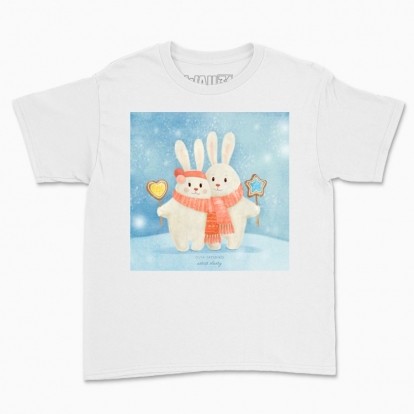 Children's t-shirt "Winter Bunnies"