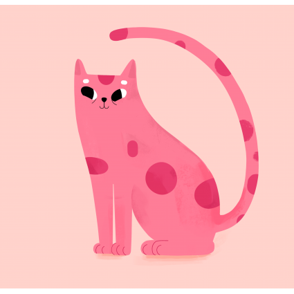 Рожевий кіт