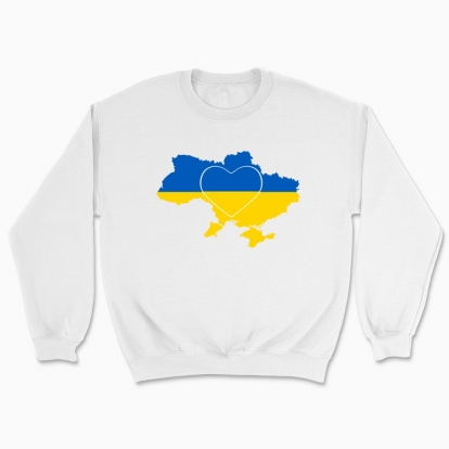 Світшот Unisex "Я люблю Україну"