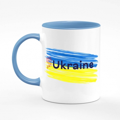 Чашка з принтом "Прапор України"