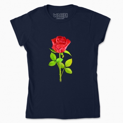 Women's t-shirt "Botany: rose"