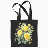 Eco bag "A bouquet of yellow roses"