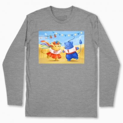 Men's long-sleeved t-shirt "Everything will be fine"