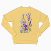 Сhildren's sweatshirt "Польові квіти / Bouquet of wild flowers and herbs / Violet bouquet"