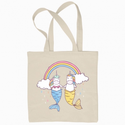 Eco bag "Unicorn Mermaids"