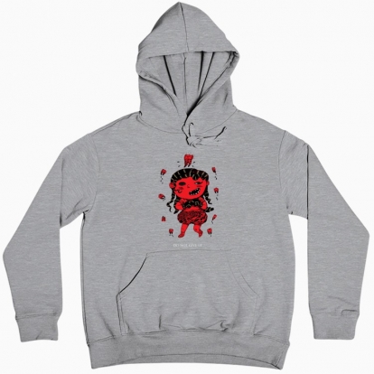 Women hoodie "Never give up!"