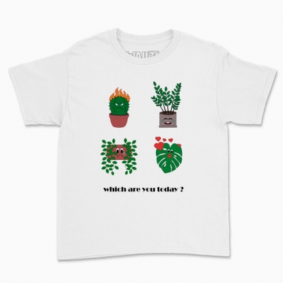 Children's t-shirt "Emotional plants"