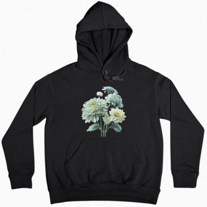 Women hoodie "Luxurious bouquet of Chrysanthemums"