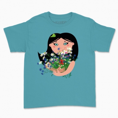 Дитяча футболка "Букет квітів"