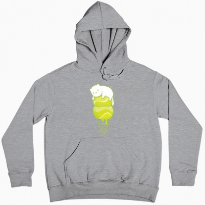 Women hoodie "Tennis ice cream!"