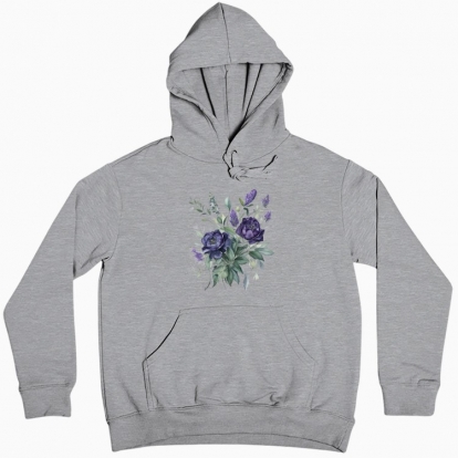 Women hoodie "A bouquet of wild flowers"