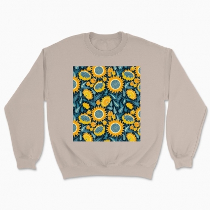 Unisex sweatshirt "Sunflowers field"