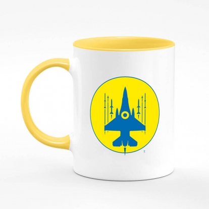 Printed mug "Trident - Falcon - 16. (Eco - bag and cup.)"