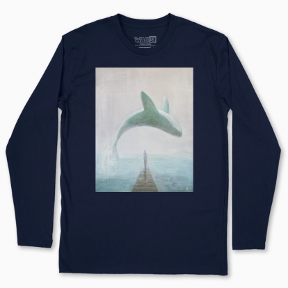Men's long-sleeved t-shirt "The Whale"