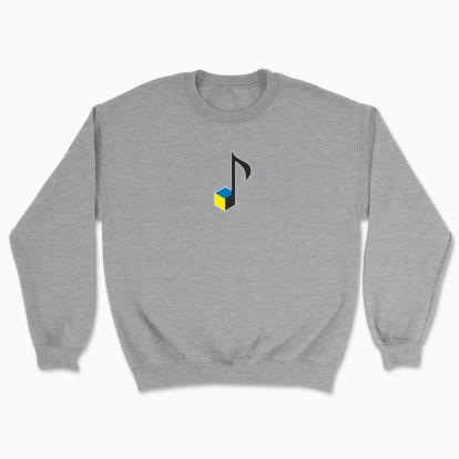 Unisex sweatshirt "Musical front.(Colored bag)"