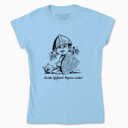 Women's t-shirt "Little defender. Girl"