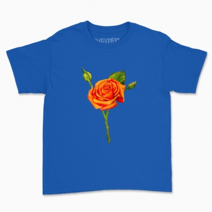 Children's t-shirt "My flower: rose"