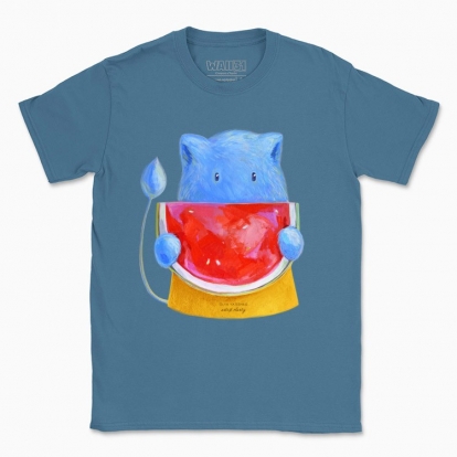 Men's t-shirt "Poohnastyk with Watermelon"