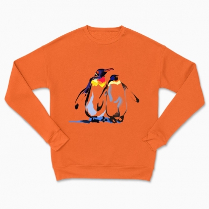 Сhildren's sweatshirt "Emperor penguins in love"
