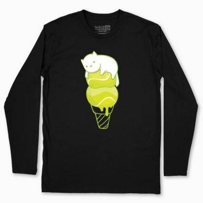 Men's long-sleeved t-shirt "Tennis ice cream!"