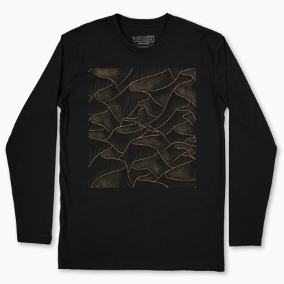 Men's long-sleeved t-shirt "Dune. Mountain landscape"