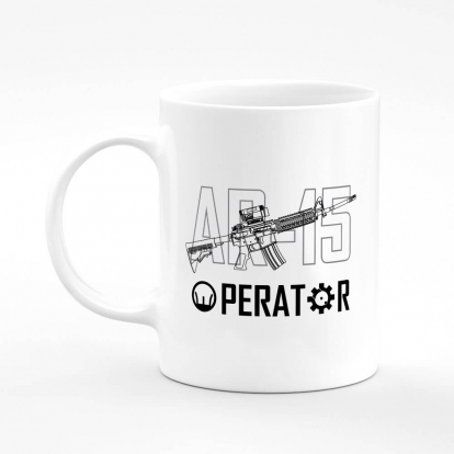Printed mug "AR-15 OPERATOR"