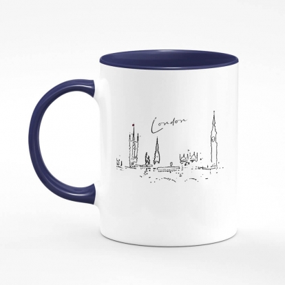 Printed mug "London"