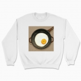 Unisex sweatshirt "An egg in a pan"