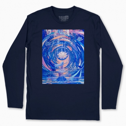 Men's long-sleeved t-shirt "The Creation of the Universe"