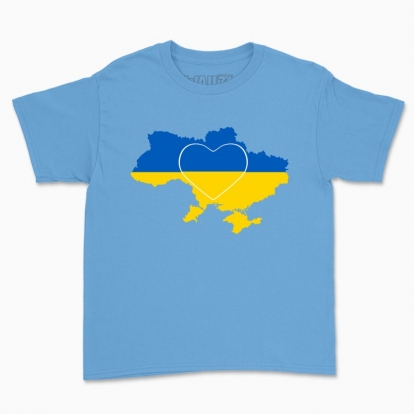 Дитяча футболка "Я люблю Україну"