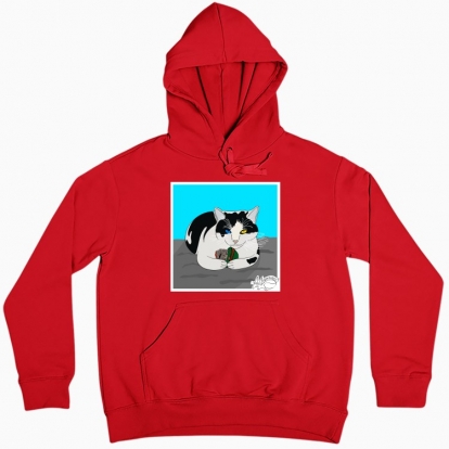 Women hoodie "UA cat"