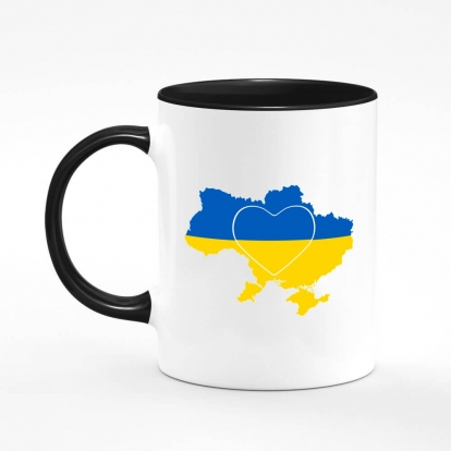 Printed mug "I love Ukraine"