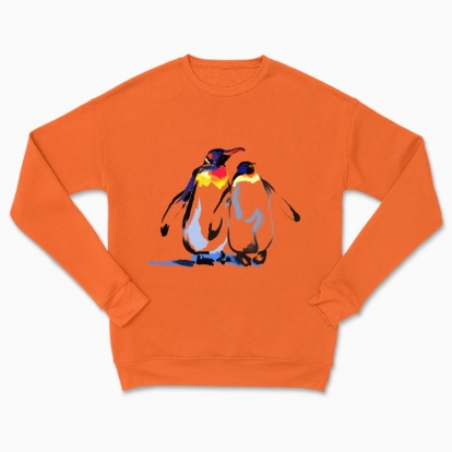Сhildren's sweatshirt "Emperor penguins. A symbol of family and love"