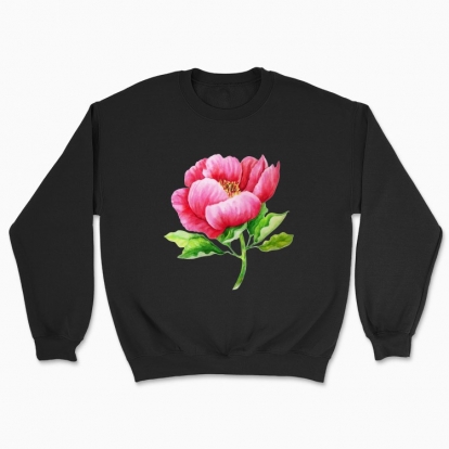 Unisex sweatshirt "My flower: peony"