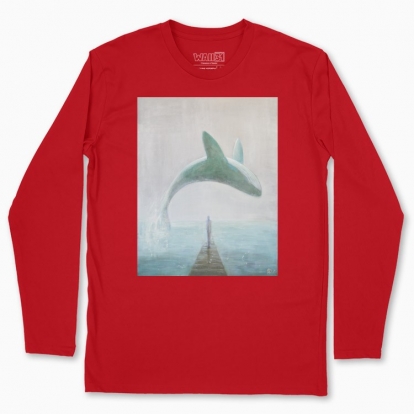 Men's long-sleeved t-shirt "The Whale"