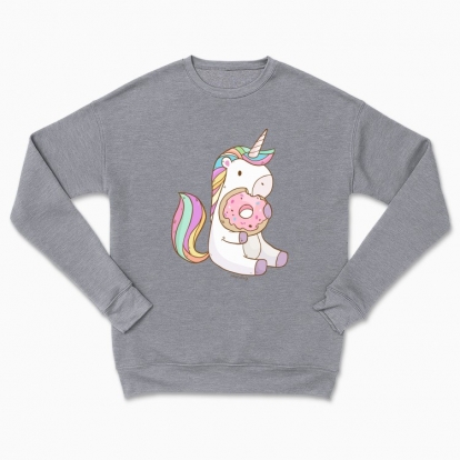Сhildren's sweatshirt "Unicorn with Donut"