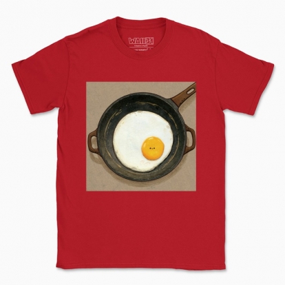 Men's t-shirt "An egg in a pan"