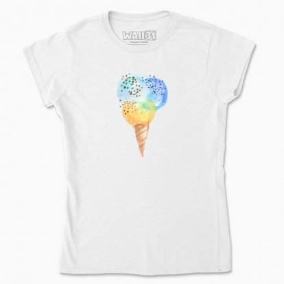 Women's t-shirt "Scoops of ice cream"