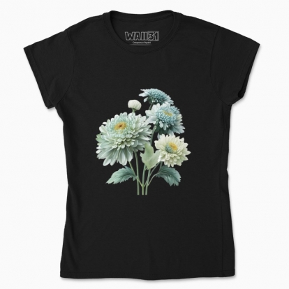 Women's t-shirt "Luxurious bouquet of Chrysanthemums"
