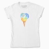Women's t-shirt "Scoops of ice cream"
