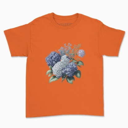 Children's t-shirt "Flowers / Romantic lilac / Lilac bouquet"