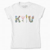 Women's t-shirt "Floral KYIV"