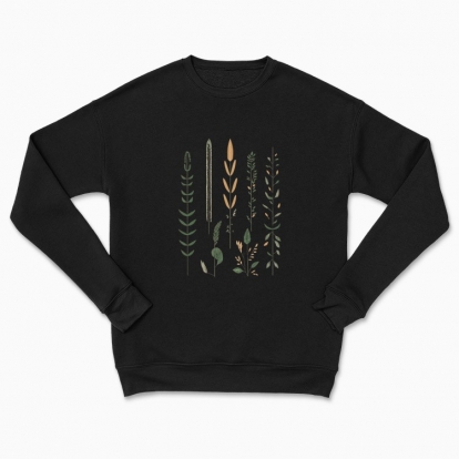 Сhildren's sweatshirt "Flowers Minimalism Hygge / Scandinavian style print"