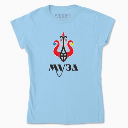 Women's t-shirt "Muse (color background)"