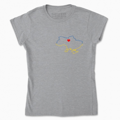Women's t-shirt "Ukrainian heart"