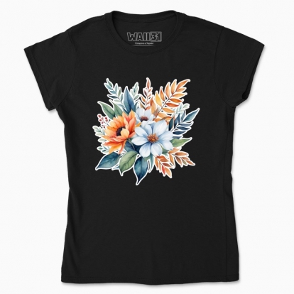Women's t-shirt "flowers bouquet"