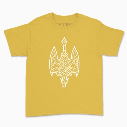 Children's t-shirt "Trident White Dragon"