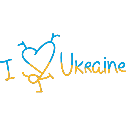 I love Ukraine (темне тло)